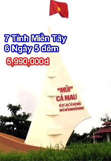 7 Tỉnh Miền Tây - Giá Khuyến Mại